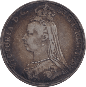 1889 CROWN ( FINE ) - CROWN - Cambridgeshire Coins
