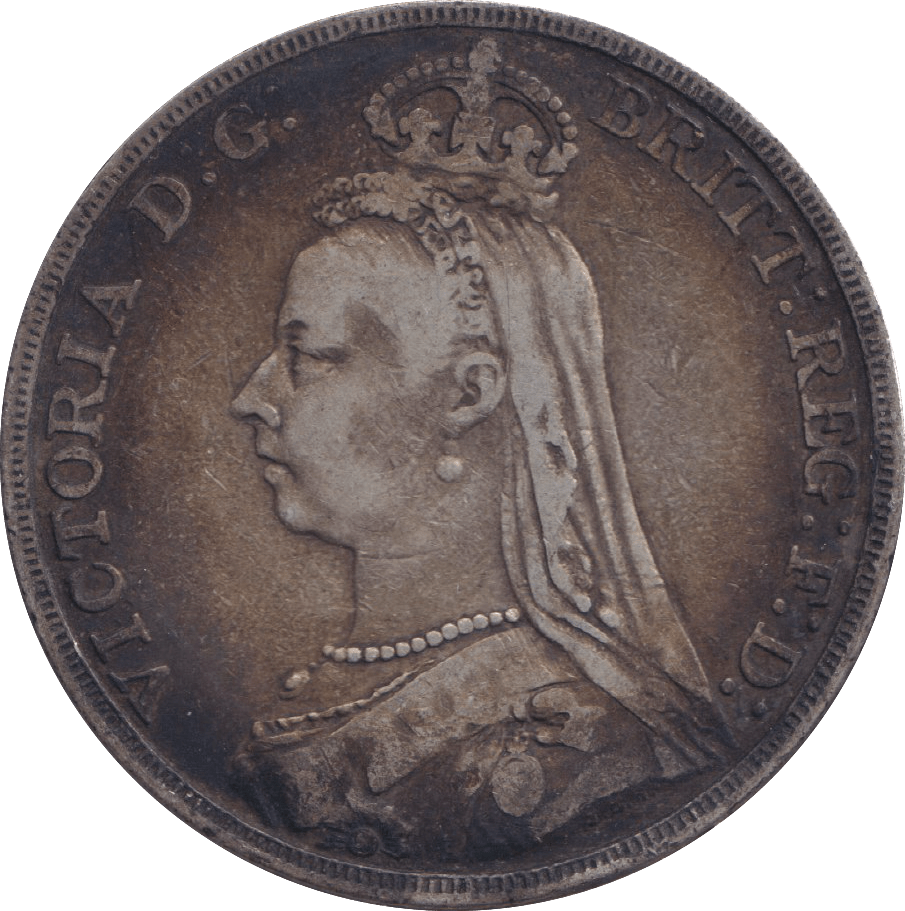 1889 CROWN ( FINE ) - CROWN - Cambridgeshire Coins