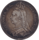 1889 CROWN ( FINE ) - CROWN - Cambridgeshire Coins