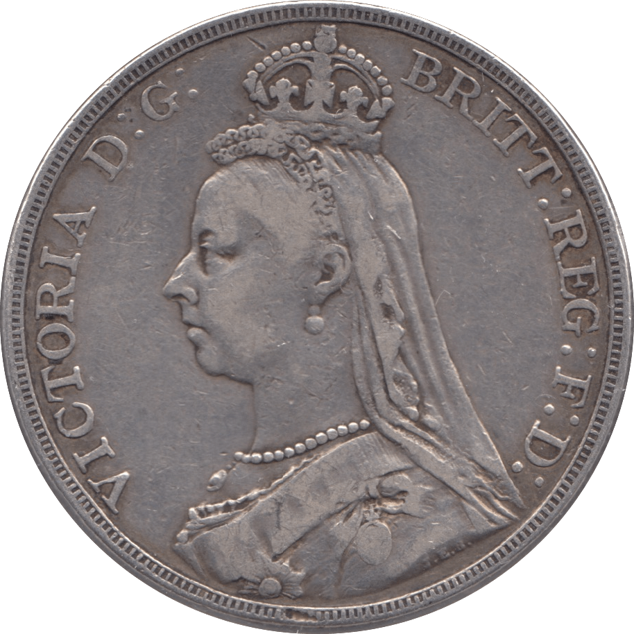 1889 CROWN ( FINE ) - CROWN - Cambridgeshire Coins