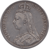 1889 CROWN ( FINE ) - CROWN - Cambridgeshire Coins