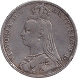 1889 CROWN ( FINE ) - CROWN - Cambridgeshire Coins