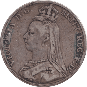 1889 CROWN ( FINE ) - CROWN - Cambridgeshire Coins