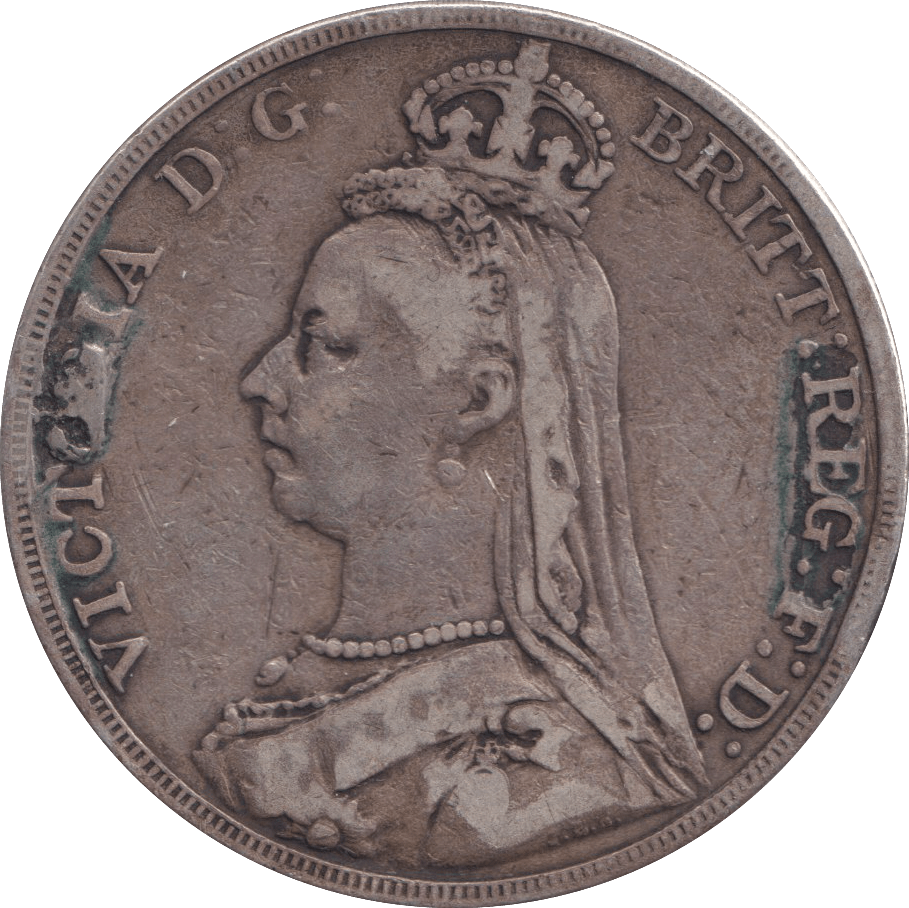 1889 CROWN ( FINE ) - CROWN - Cambridgeshire Coins
