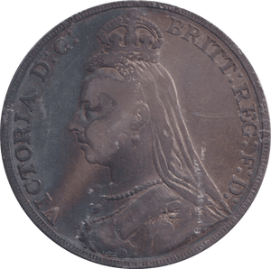 1889 CROWN ( FINE ) - CROWN - Cambridgeshire Coins