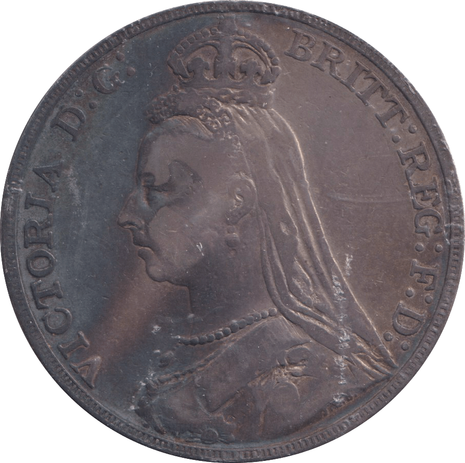 1889 CROWN ( FINE ) - CROWN - Cambridgeshire Coins