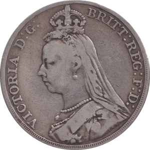 1889 CROWN ( FINE ) - CROWN - Cambridgeshire Coins