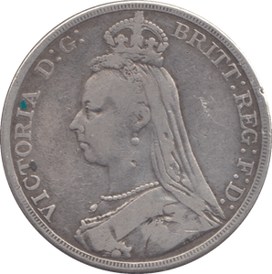 1889 CROWN ( FINE ) - CROWN - Cambridgeshire Coins