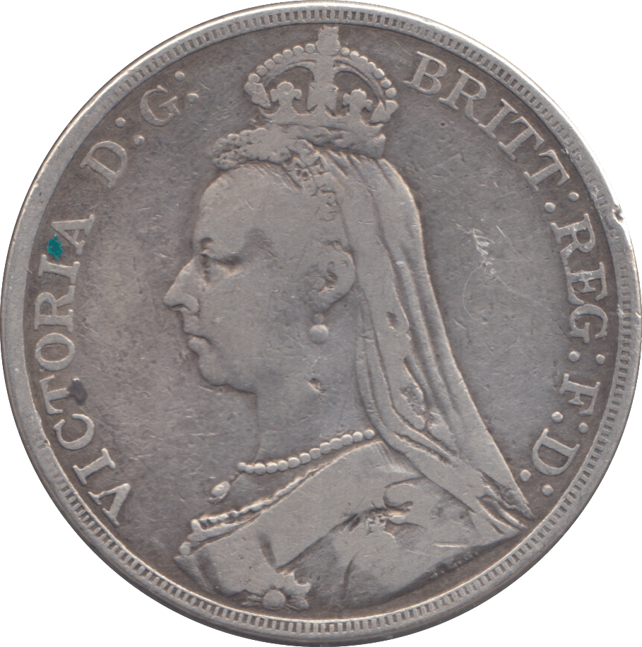 1889 CROWN ( FINE ) - CROWN - Cambridgeshire Coins