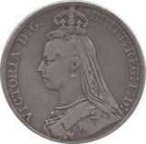 1889 CROWN ( FINE ) - CROWN - Cambridgeshire Coins
