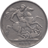 1889 CROWN ( FINE ) - Crown - Cambridgeshire Coins