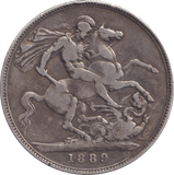 1889 CROWN ( FINE ) - FLORIN - Cambridgeshire Coins