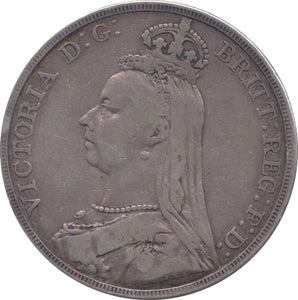 1889 CROWN ( FINE ) - WORLD COINS - Cambridgeshire Coins
