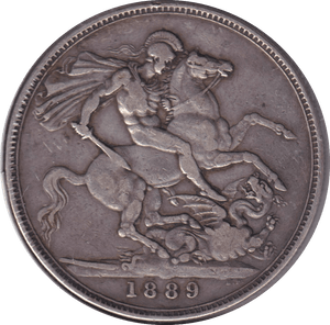 1889 CROWN (GF) 6 - CROWN - Cambridgeshire Coins