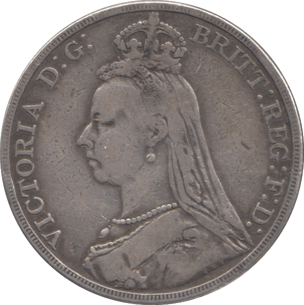 1889 CROWN ( GF ) - CROWN - Cambridgeshire Coins