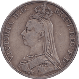1889 CROWN ( GF ) - CROWN - Cambridgeshire Coins