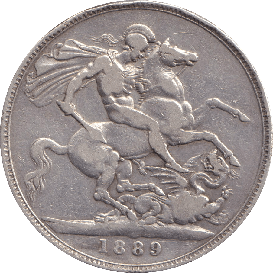 1889 CROWN ( GF ) - CROWN - Cambridgeshire Coins