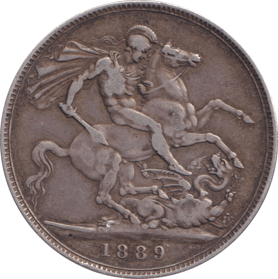 1889 CROWN ( GF ) - CROWN - Cambridgeshire Coins