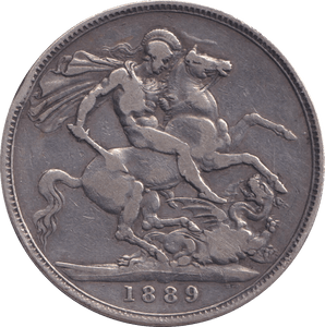 1889 CROWN ( GF ) - CROWN - Cambridgeshire Coins