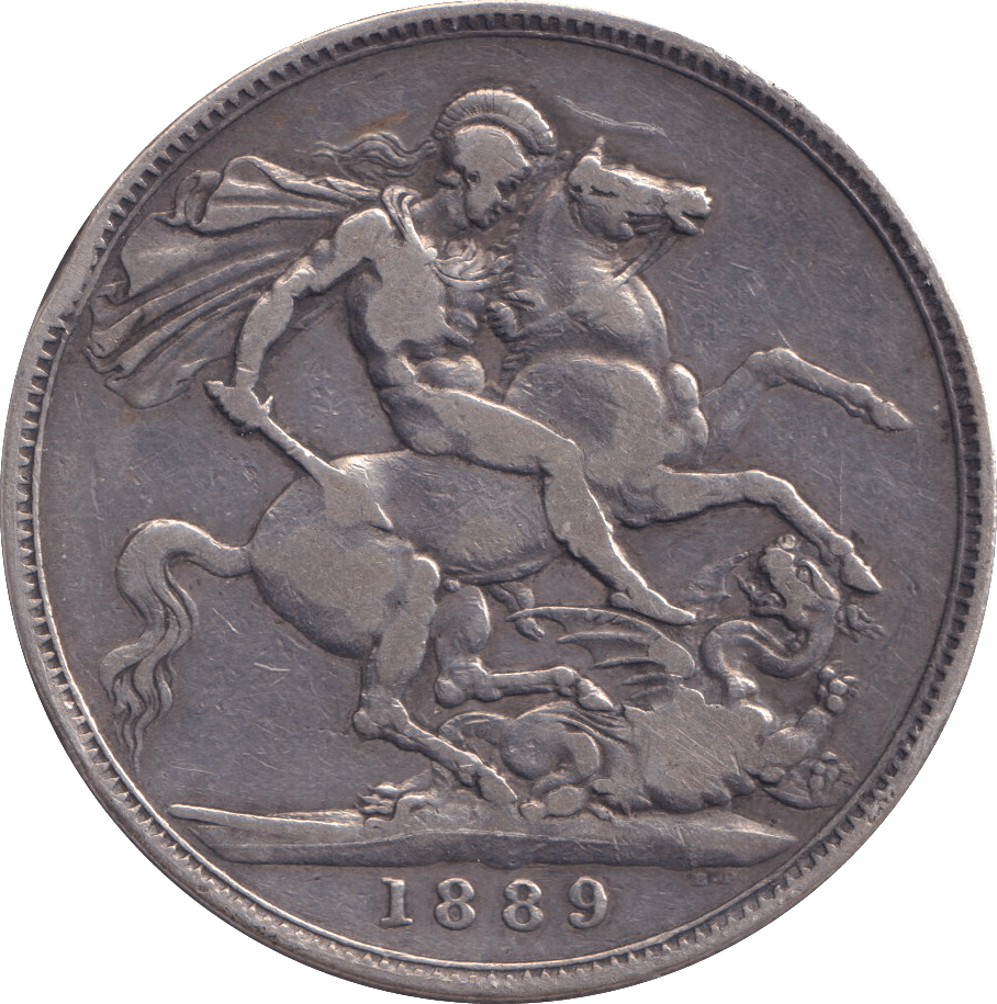 1889 CROWN ( GF ) - CROWN - Cambridgeshire Coins