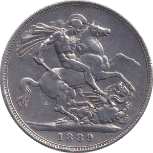 1889 CROWN ( GF ) - CROWN - Cambridgeshire Coins
