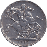 1889 CROWN ( GF ) - CROWN - Cambridgeshire Coins