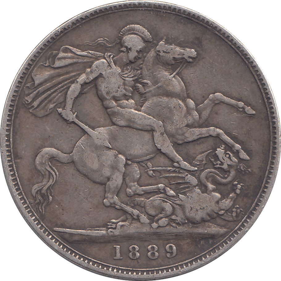 1889 CROWN ( GF ) - CROWN - Cambridgeshire Coins