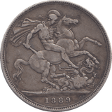 1889 CROWN ( GF ) - CROWN - Cambridgeshire Coins
