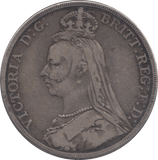 1889 CROWN ( GF ) - CROWN - Cambridgeshire Coins
