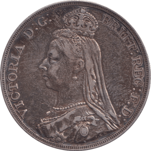 1889 CROWN ( GF ) - CROWN - Cambridgeshire Coins