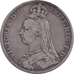 1889 CROWN ( GF ) - CROWN - Cambridgeshire Coins