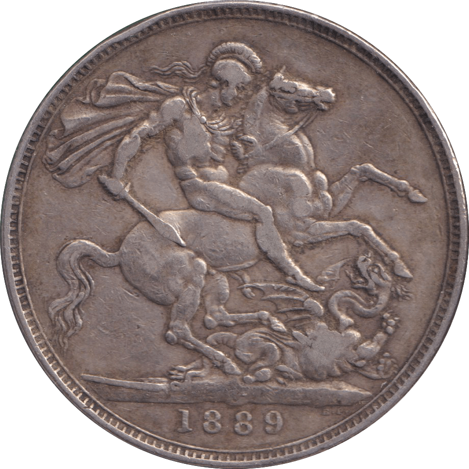 1889 CROWN ( GF ) - CROWN - Cambridgeshire Coins