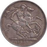 1889 CROWN ( GF ) - CROWN - Cambridgeshire Coins