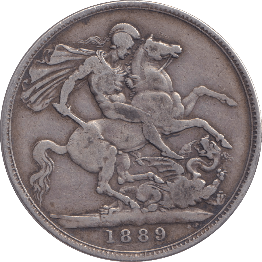 1889 CROWN ( GF ) - CROWN - Cambridgeshire Coins