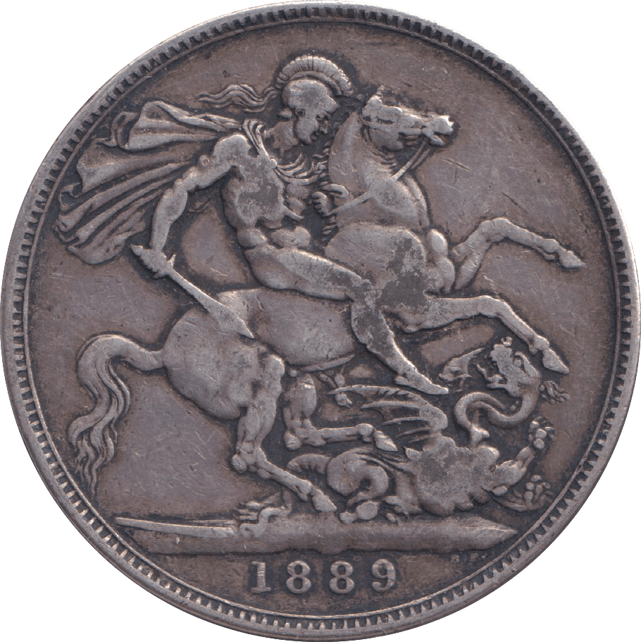 1889 CROWN ( GF ) - CROWN - Cambridgeshire Coins