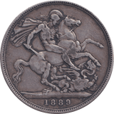 1889 CROWN ( GF ) - CROWN - Cambridgeshire Coins