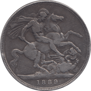 1889 CROWN ( GF ) - CROWN - Cambridgeshire Coins
