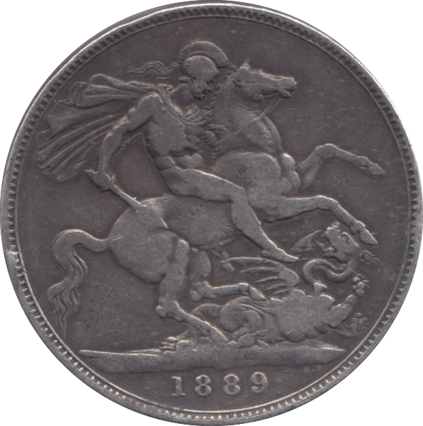 1889 CROWN ( GF ) - CROWN - Cambridgeshire Coins