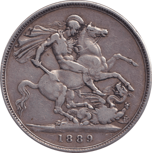 1889 CROWN ( GF ) - CROWN - Cambridgeshire Coins