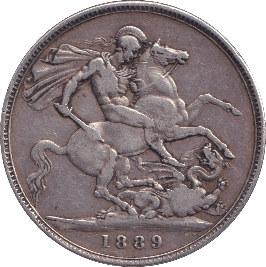 1889 CROWN ( GF ) - CROWN - Cambridgeshire Coins