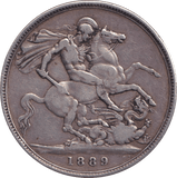 1889 CROWN ( GF ) - CROWN - Cambridgeshire Coins