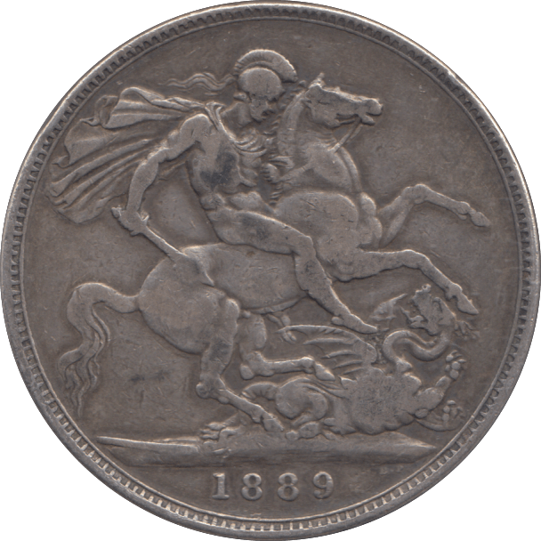 1889 CROWN ( GF ) - CROWN - Cambridgeshire Coins