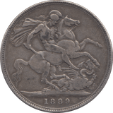 1889 CROWN ( GF ) - CROWN - Cambridgeshire Coins