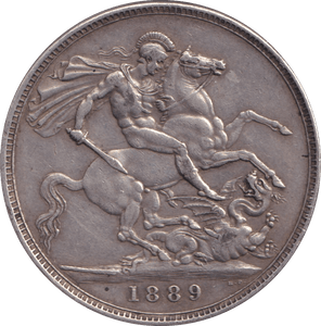 1889 CROWN ( GF ) - CROWN - Cambridgeshire Coins