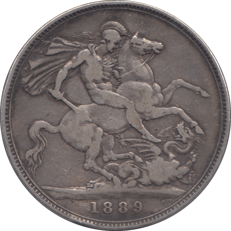 1889 CROWN ( GF ) - CROWN - Cambridgeshire Coins