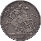 1889 CROWN ( GF ) - CROWN - Cambridgeshire Coins