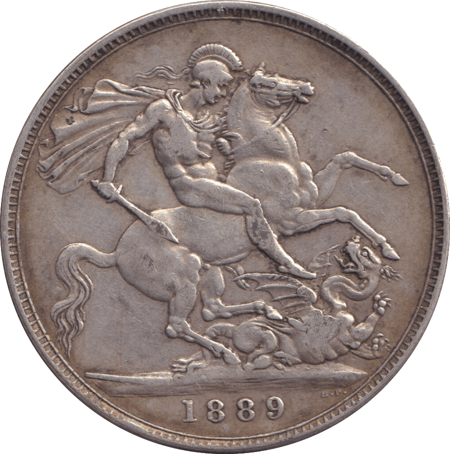 1889 CROWN ( GF ) - CROWN - Cambridgeshire Coins