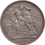 1889 CROWN ( GF ) - CROWN - Cambridgeshire Coins