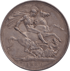 1889 CROWN ( GF ) - CROWN - Cambridgeshire Coins