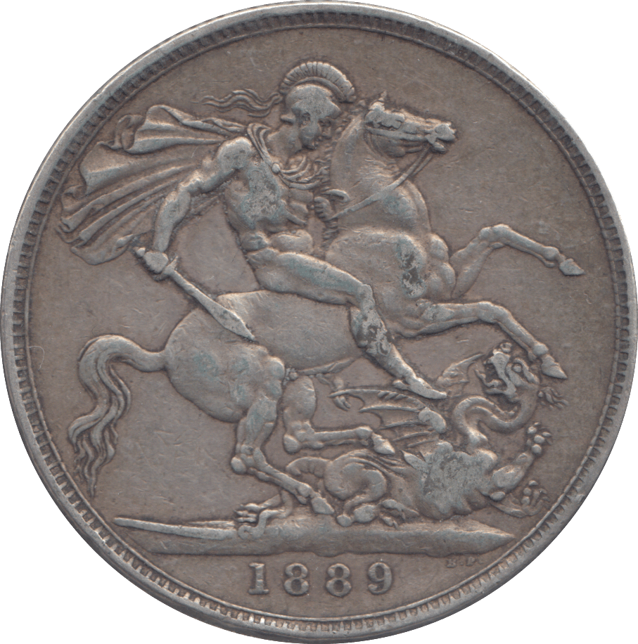 1889 CROWN ( GF ) - CROWN - Cambridgeshire Coins